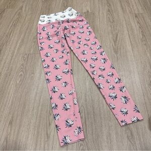 Beach Riot Pink Floral Leggings
